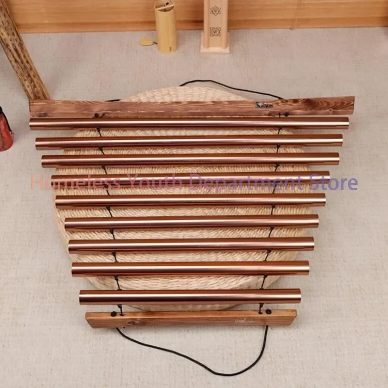 Ethnic 9 Tone Swing Chimes Yoga Meditation Musical Instrument Percussion Chimes Bell with Stick