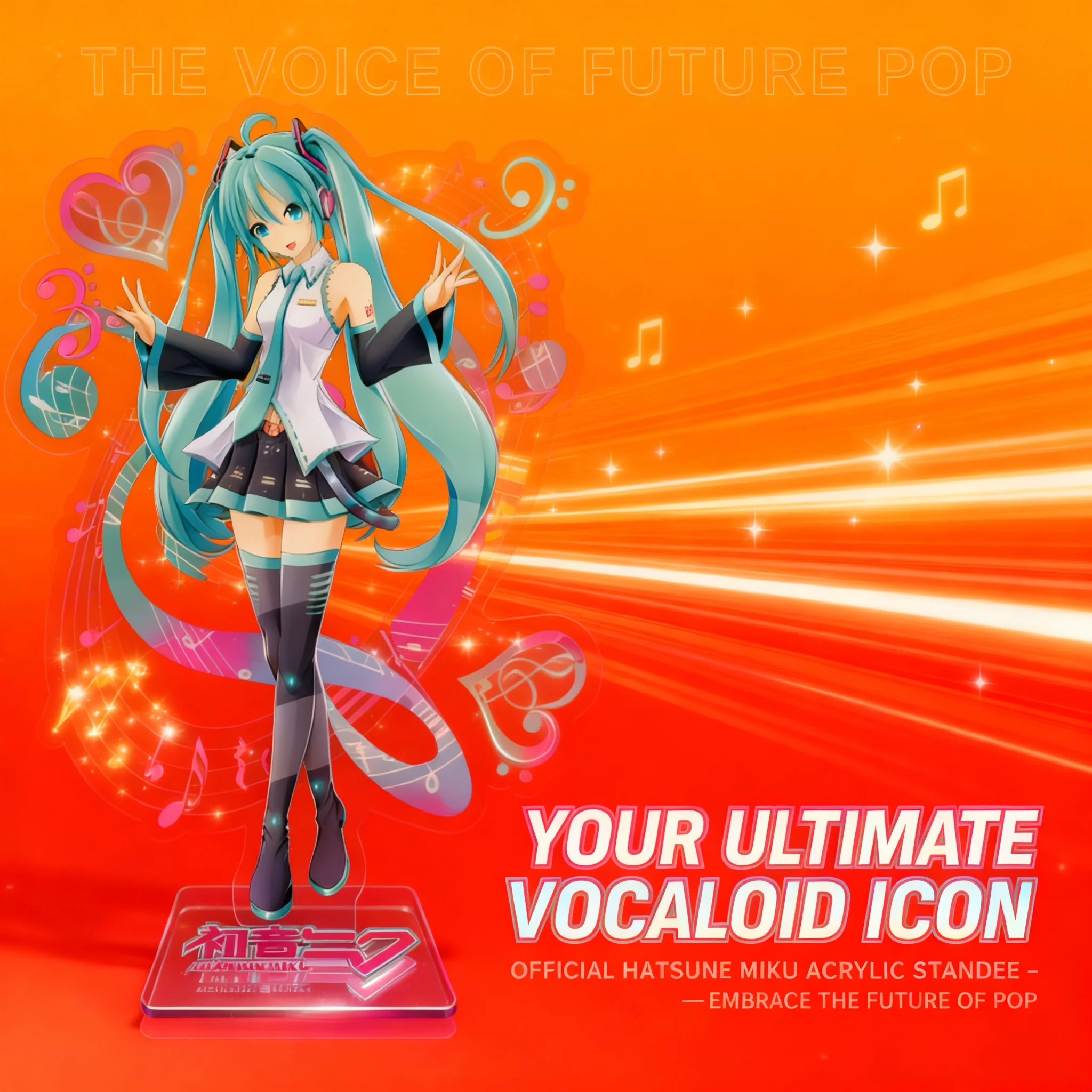 

Vocaloid Miku Hatsune Big Acrylic Stand 15cm Double Sided Anime Figure Collectible Display Luo Tianyi Anime Merchandise