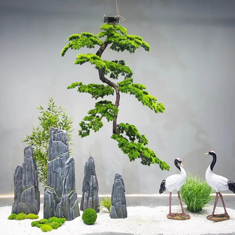 LH welcome pine simulated pine hanging false tree landscaping green plant decorative ornament