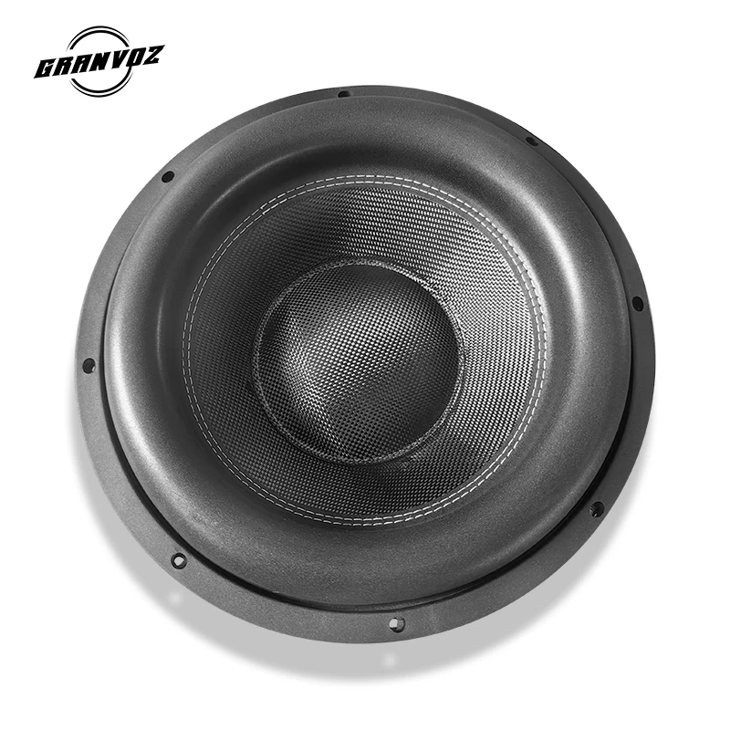 15 Inch Aluminum Basket RMS 2000W  3" BAVC Dual 2 Ohm Subwoofer For Car Audio