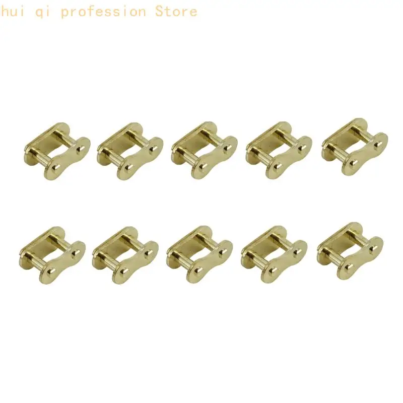 Ersatz-Motorrad-Kettenclip-Set, 10er-Pack, goldenes Verbindungsteil für Werkstattservice, Wartungsarbeiten und – Detail 9