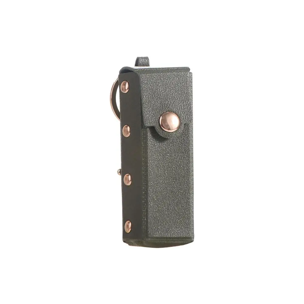 

Mini Waterproof Lipstick Bag With Keychain Storage Bag Lipstick Pouch Soft Leather Lipsticks Protective Cover Women Beauty