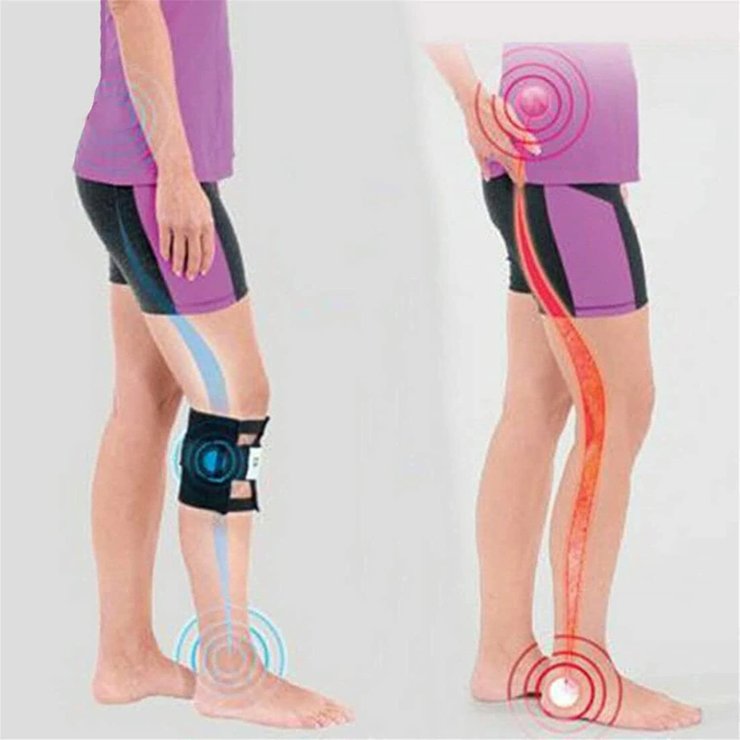 Comfortable and Innovative Magnetic Therapy Leg Brace for Effective Relief from Sciatica - Supportive and Fast Recovery Solution