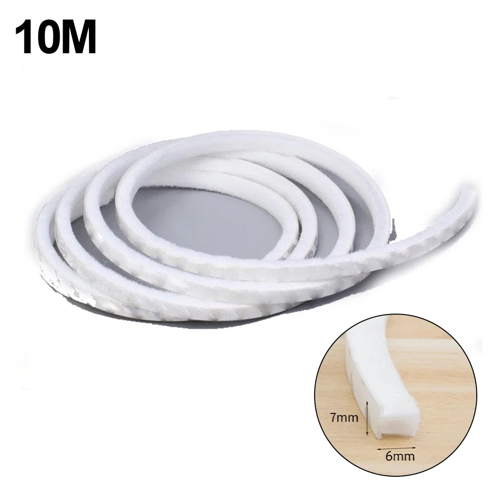 Comfort And Energy Efficiency At Its Best 10M Brush Strip Self Adhesive Door Sealing Strip For Effective Sealing