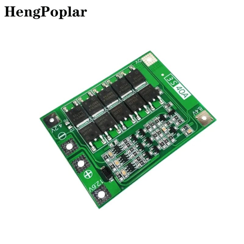 Imagem -02 - Lithium Battery Protective Board Module Charger Protection Board Enhanced Version e Balance String 18650 Pcb 11.1v 12.6v 40a