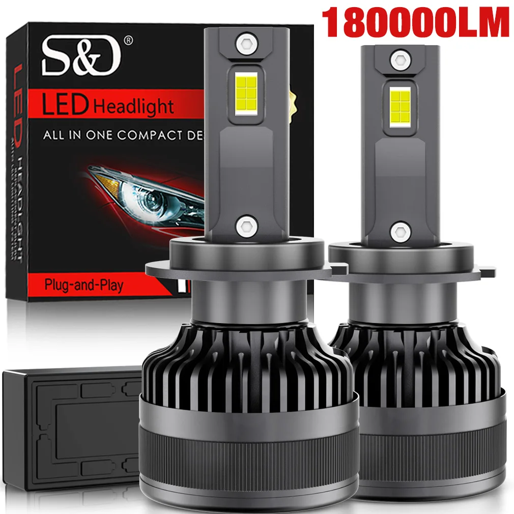 

180000LM H7 H4 Led Headlight Bulbs Canbus H8 H11 Led H1 9005 HB3 9006 HB4 9012 HIR2 330W CSP 3570 Auto Headlamp 6000K 12V