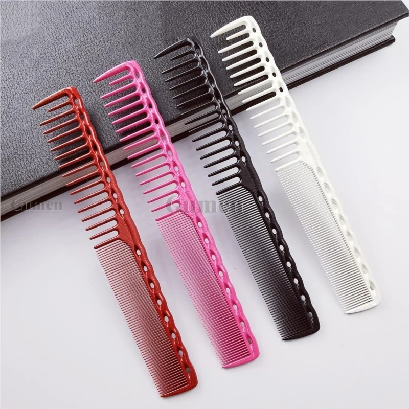 18.5cm Japanese 332 Double Sided Comb Resin Heat Resistance Anti Static Multifunctional Haircut Comb For Salon Hairdressing Tool