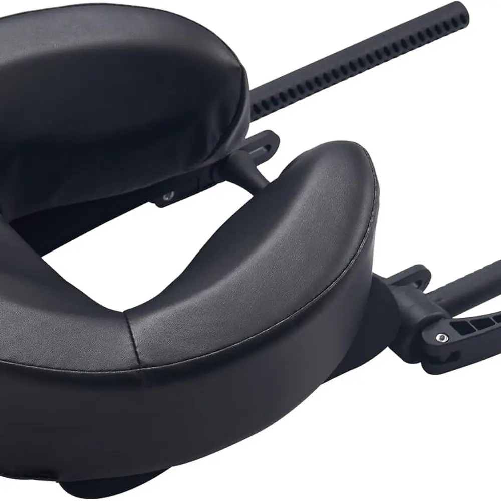 

Universal 6-Way Adjustable Face Cradle Cushion for Massage Tables - Deluxe Salon Bed Headrest Support (Black)