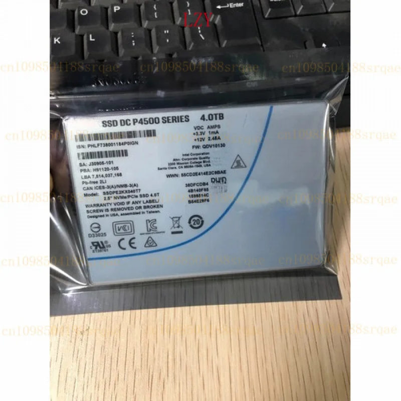 

Новый твердотельный накопитель Intel DC P4500 4 ТБ SSDPE2KX040T7 4,0 ТБ 2,5 дюйма PCIe 3.1 x4 3D1 TLC SSD