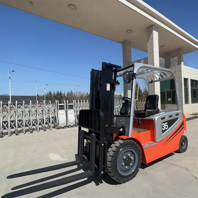 Made in China Mini Forklift Electric Stacker Factory Direct Sales Forklifts Warehouse High Quality Multifunctional Portable
