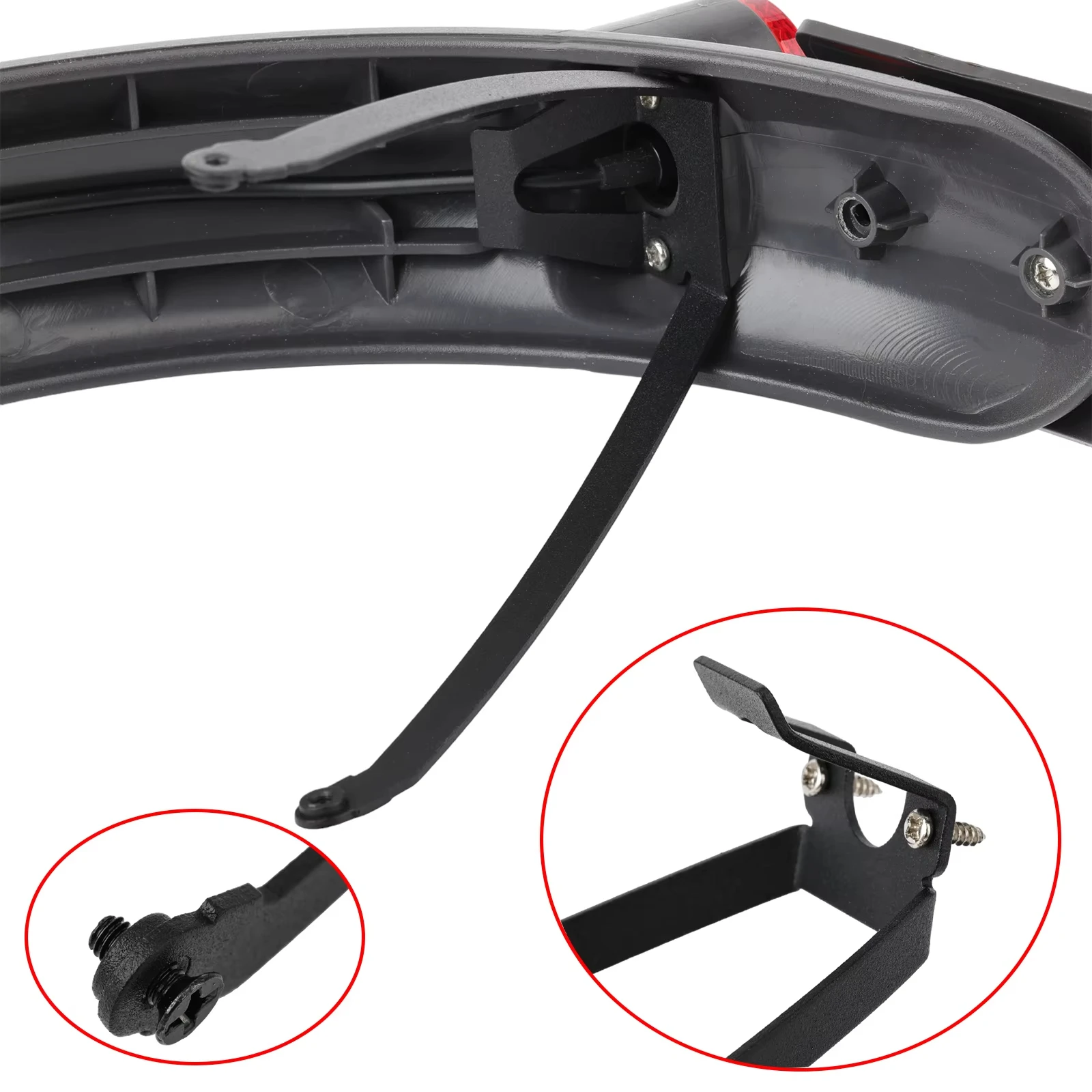 1pcs Rear Mudguard Bracket for Xiaomi 1S Pro 2 Mi 3 Electric Scooter Mudguard Bracket with Screws Aluminum Alloy Parts