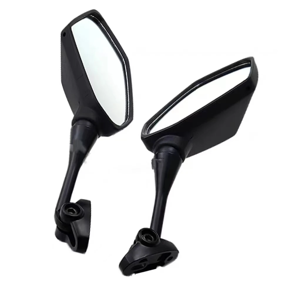 Pair For Yamaha YZF R1 R6 R25 R15 R125 R3 R1S R1M FZ6R Mirrors Motorcycle Scooter Rear View Mirror Carbon Look