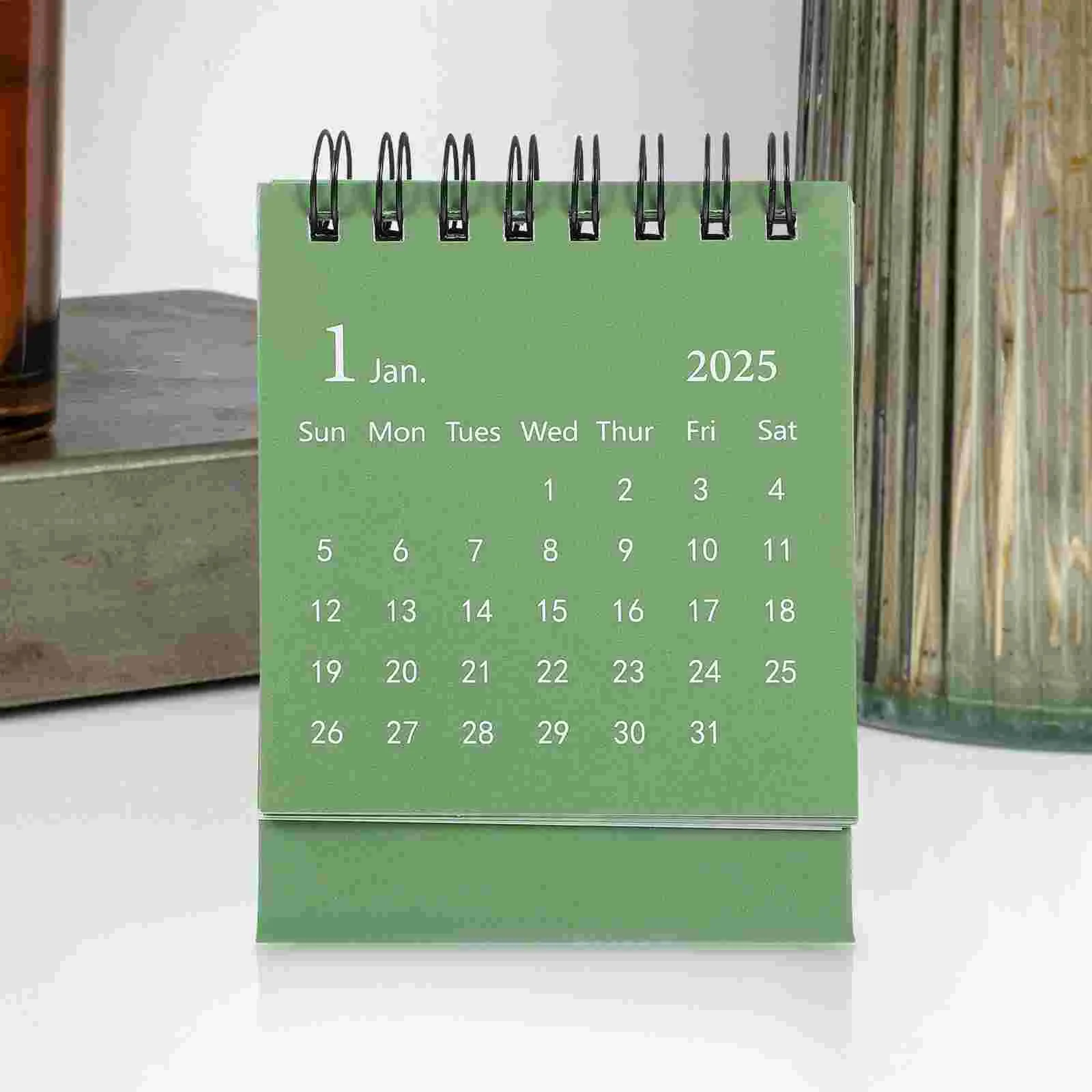 Imagem -02 - Ganhe a Página Bolso 2025 Calendário de Mesa Escritório Parede Mensal 2024- 1040x760x570cm Papel Pequeno