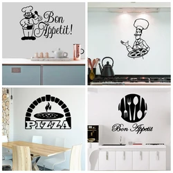 Design bakery and pizza Self Adhesive Vinyl Wallpaper For Kids Room Living Room Home Decor Decoration Accessories Murals