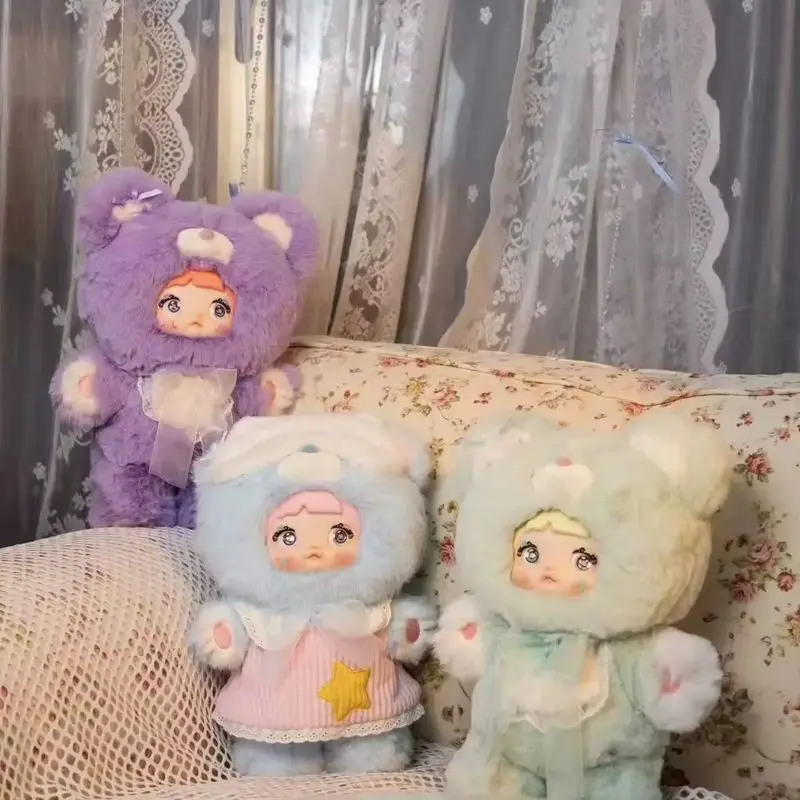 

Nommi 400% Goodnight Bear Series Nommi Vinyl Blind Box Doll Room Decoration Collection Doll Mystery Box Cute Toy Gifts