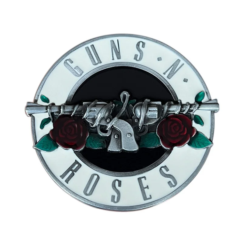 The Rose belt buckle Western style