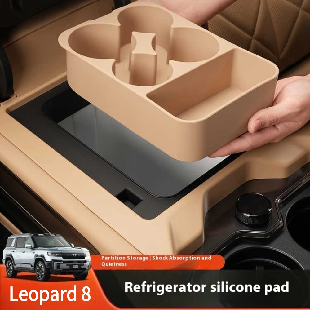 

Для Leopard 8 BYD Formula Leopard 8, центральная консоль, холодильник, силиконовый коврик, держатель для чашки, пробка, противоскользящая внутренняя модернизация