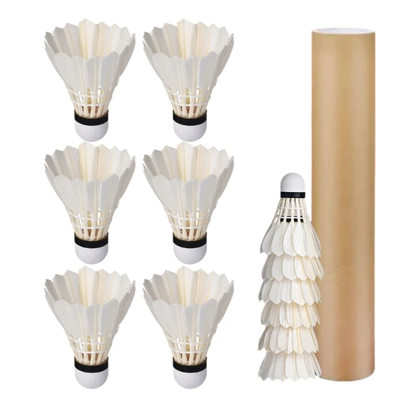 N0HA 12 Pcs Professional Badminton Shuttlecock Lightweight Training Sport Badminton Ball High Speed Badminton Birdies