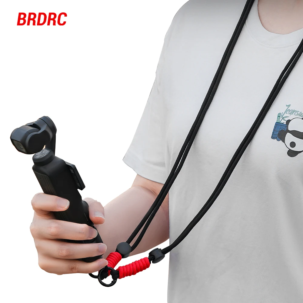 BRDRC Lanyard for DJI Osmo Pocket 3/Insta360 X4 Camera Crossbody Strap Colour Nylon NeckStrap Fashion Style Decorate Accessories