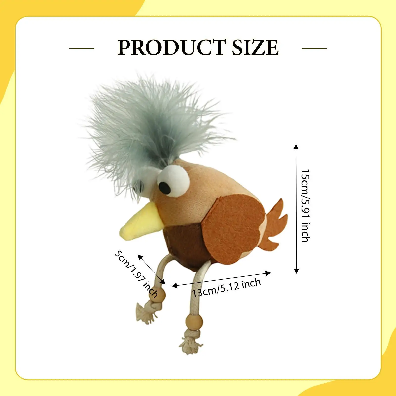 Jouet simulé pour chat, oiseau à découper, amusant, toutes races, Zooming, chaton, pour mordre, jouer, chats ennuyés, engageant des temps de jeu à mâcher