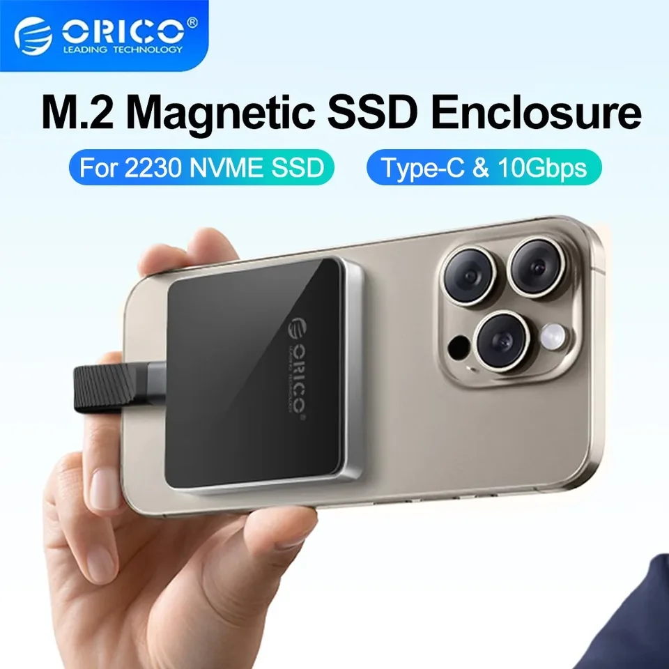ORICO Magnética Carcasa M.2 NVMe 2230 SSD Compatible con Magsafe para