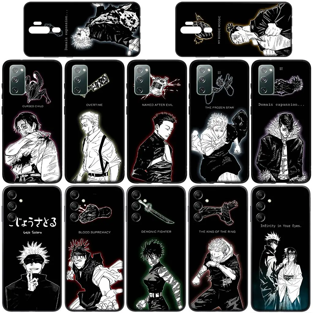 Jujutsus Itadori Yuji Kaisens Gojo Satoru Choso Phone Case for Samsung Galaxy S24 S23 Fe Ultra Plus A05 A55 A35 A24 A25 A15 M55