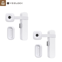 Youpin YEELOCK Smart Drawer Cabinet Lock Keyless Unlock Anti-Theft Child Safety File Security Fingerprint Lock Emergency Charge