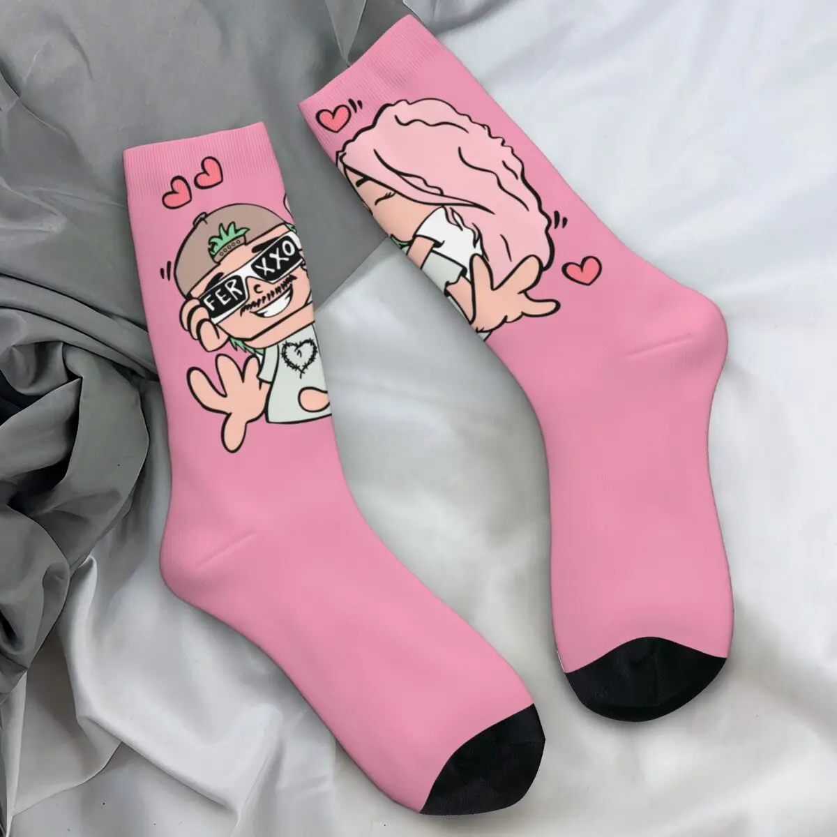 Women Men Socks Karol G Manana Sera Bichota Stockings Autumn Fashion High Quality Socks Running Sports Anti Bacterial Socks