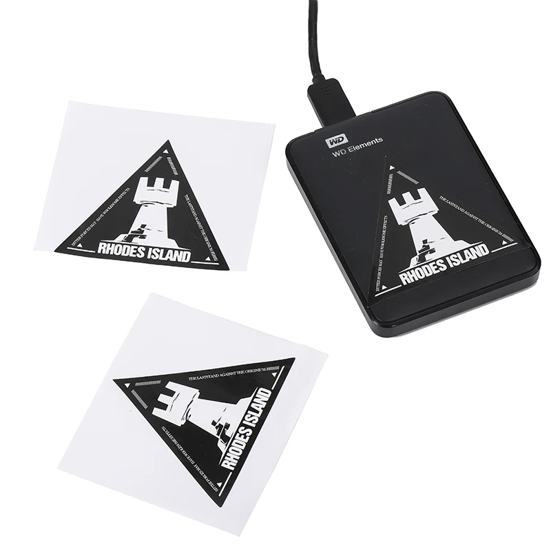 

Anime Arknights Rhodes Island Amiya Exusiai Cosplay Cartoon Sticker Creativity Tags Ambitus Paster Quadratic Element Decals Gift