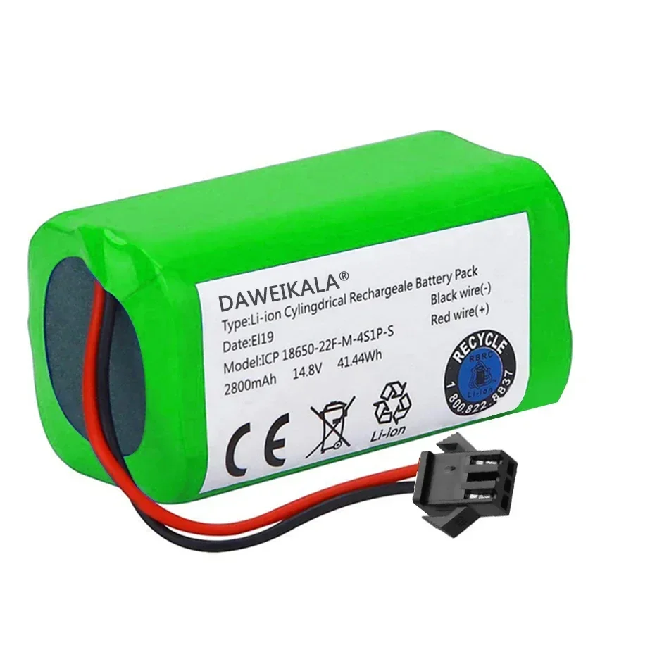 NEW 14.8V 3500mAh 18650 Replacement Li-ion Battery for Conga Excellence 990 1090 Ecovacs Deebot N79S N79 Eufy Robovac 11S 12 15C