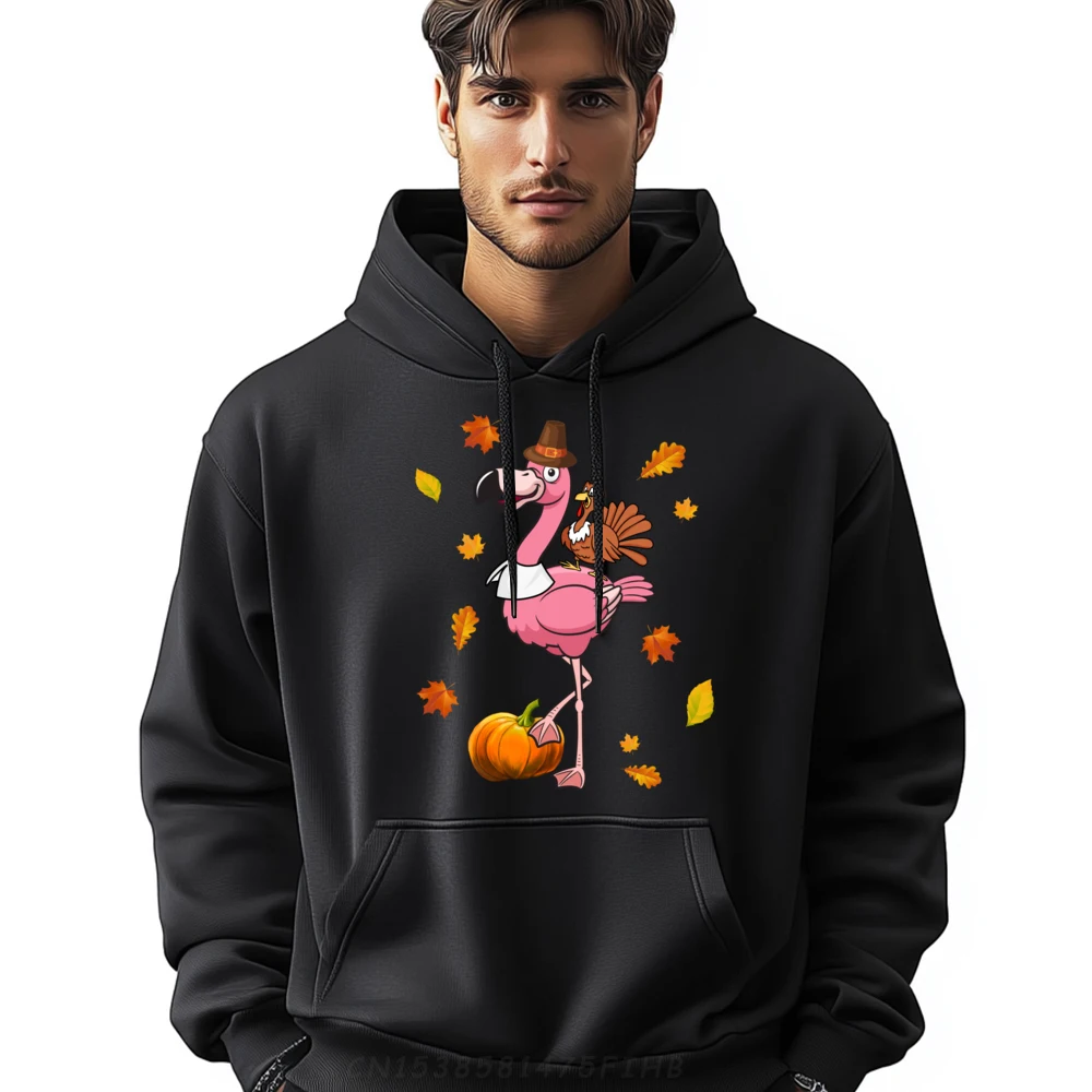 Flamingo Thanksgiving Halloween Designer Clothes Men Hoodies Man Sweatshirts Men Christmas Sweater Long Sleeve