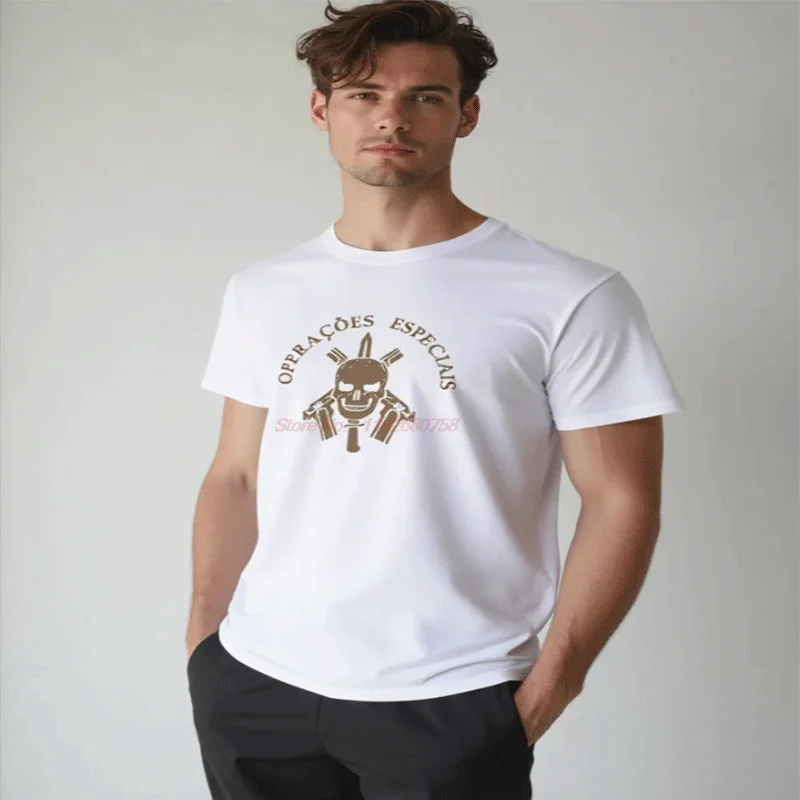 Summer Fashion Graphic T Shirts Bope Tropa De Battalion Cotton Short Sleeve Tee High Quality Breathable Printing Mens Clothes