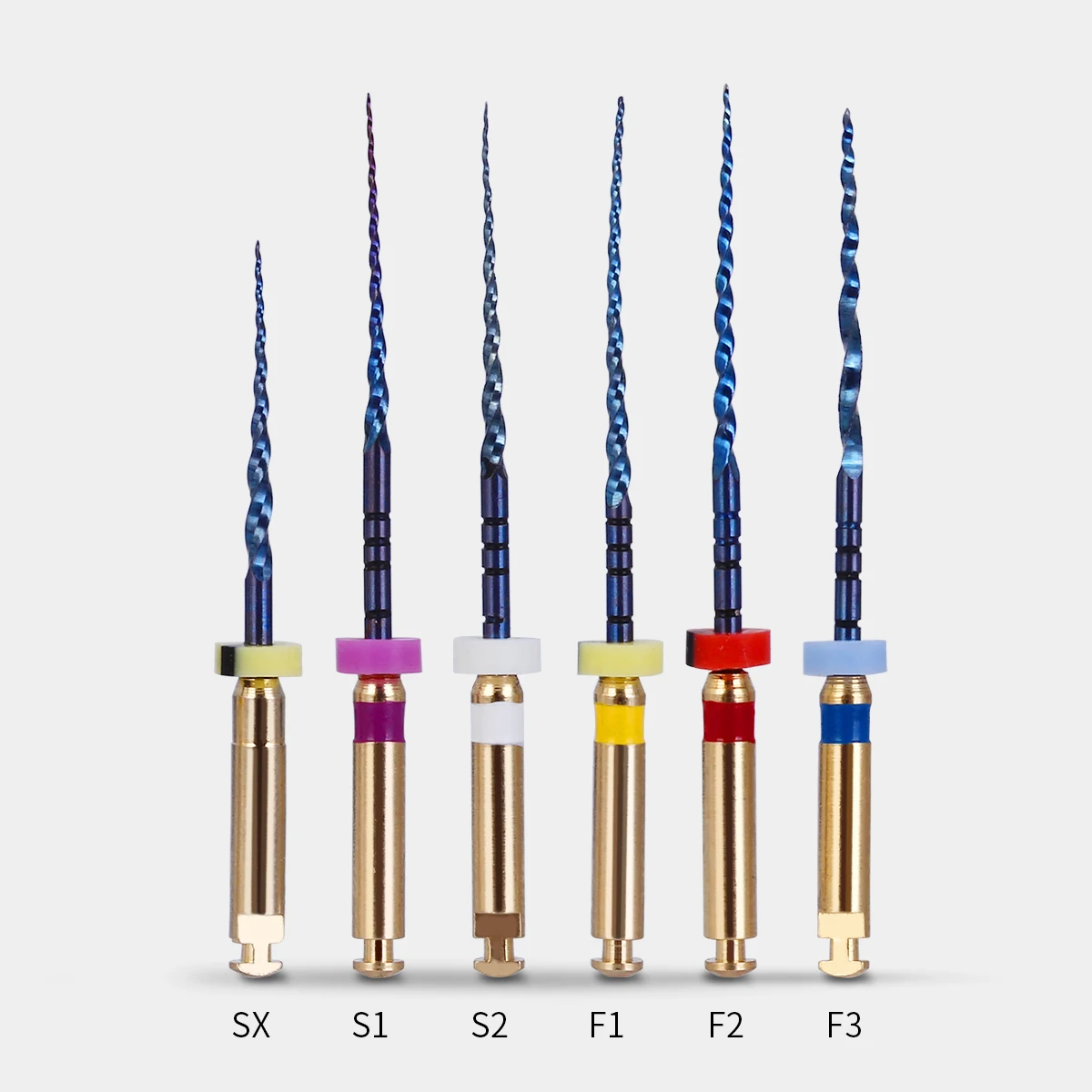 10 Boxes AZDENT Dental Heat Activated Canal Root Files SX-F3 25mm Engine Use Nickel-titanium Alloy Endodontic Tips