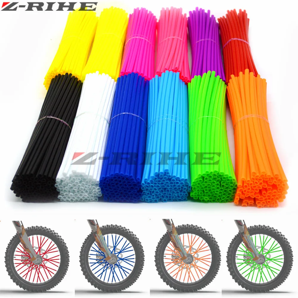 

Универсальный Мотоцикл обода колеса говорил скины обложки Обёрточная бумага Декор протектор комплект для 150 125 250 SX 85 SX 17/14 450 EXC-F 390