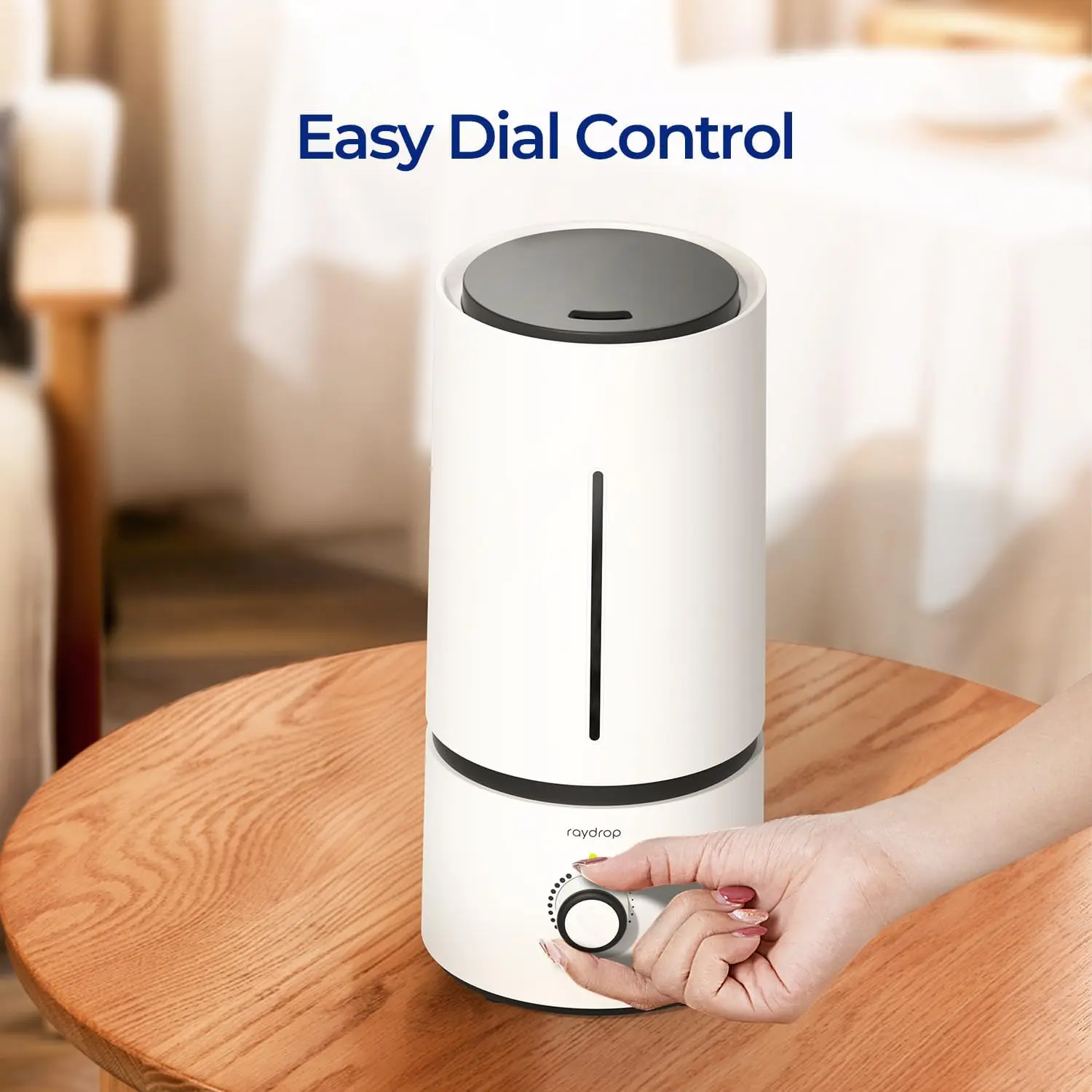 مرطب رذاذ بارد للطفل، مرطب فائق هادئ 1.7 لتر، إيقاف تلقائي، صغير لمنضدة غرفة النوم