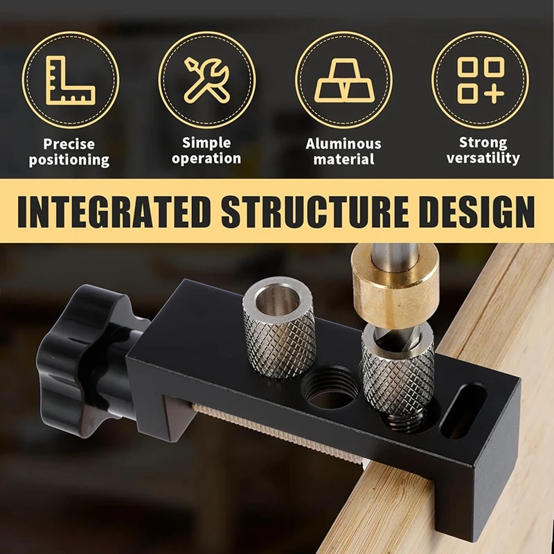 Aluminum Profile Drilling Jig, Aluminum Profile Drill Guide With Sliders Punching Auxiliary Tool