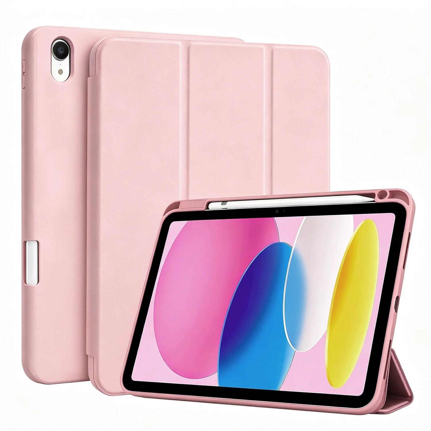 Tablet-Hülle für iPad (A16) 11. Generation 11 Zoll 2025/ 10. Generation 10,9 Zoll 2022 Stifthalter, Magnetische Flip Smart Cover