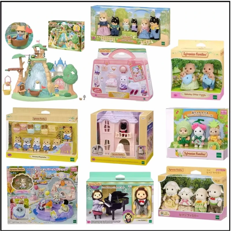 

Фигурка Sylvanian Families, кукла, игрушка Sylvanian Families, детские игровые коврики, аниме-фигурка, подарок ребенку, игрушка для девочек, украшение