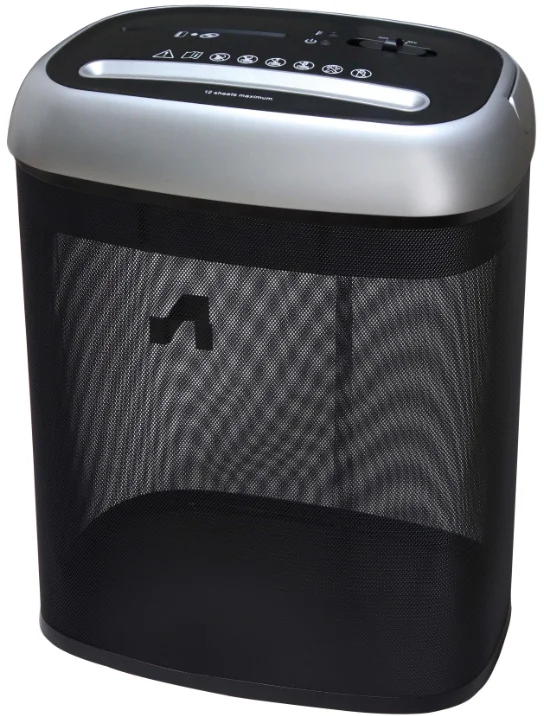 CD210M 12 Sheets Cross-cut Electricity Cross Cut Paper Shredder Office Use 25 L Net Bin