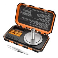 New 0.001g 50g Mini Digital Scale Jewelry Milligram Scales Portable Kitchen Baking Scale with Calibration Weight