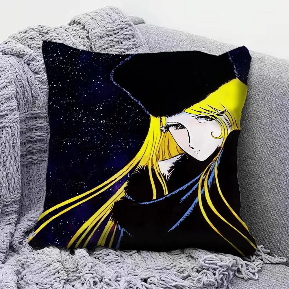 Anime Galaxy Express 999 Maetel   Home Sofa Cushion Covers and Aecorative Custom Pillow Covers