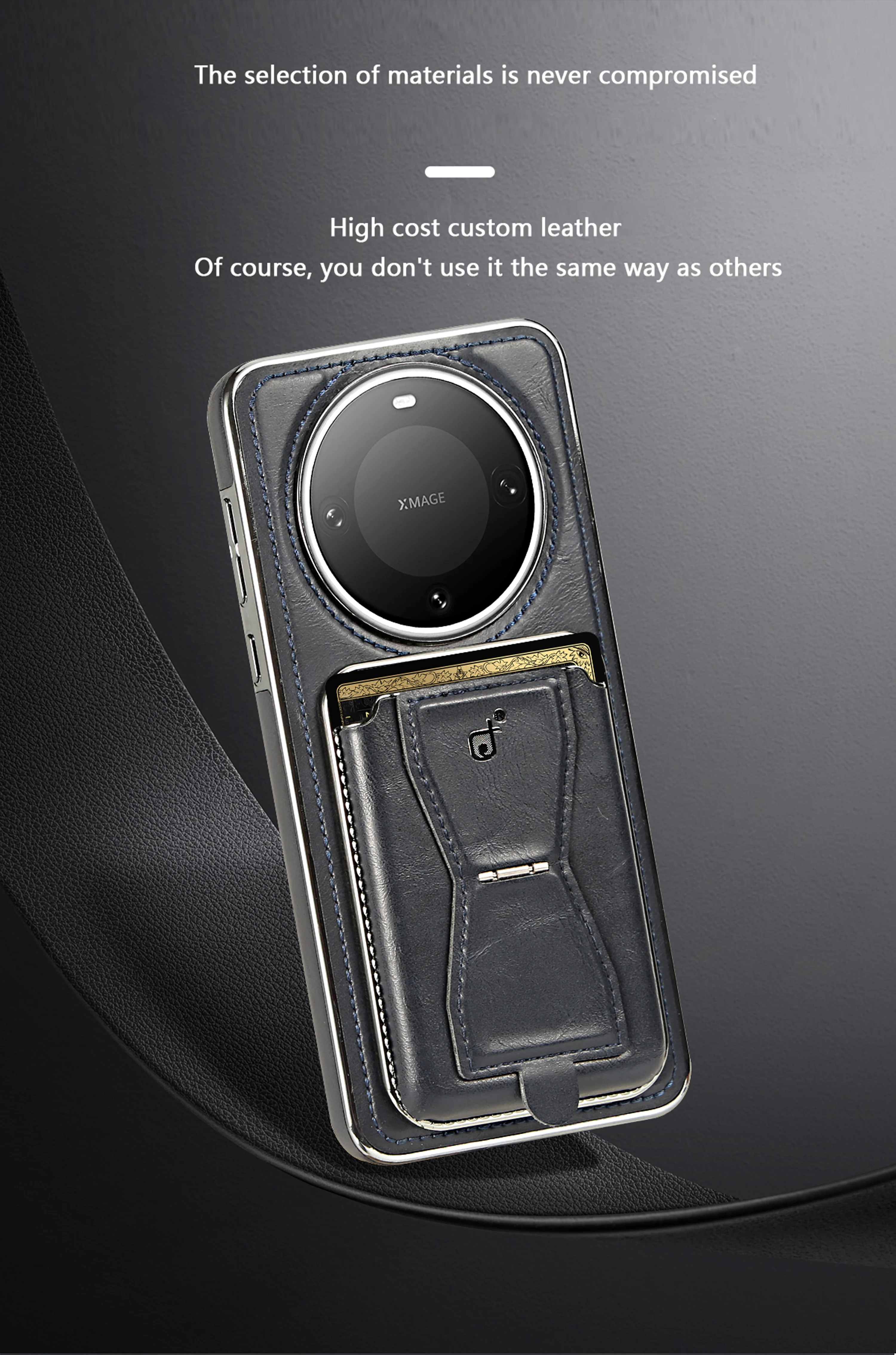 レザーカードウォレットスタンド、磁気充電付き電話ケース、Huawei Mate70 60 P 70用バックカバーギフト