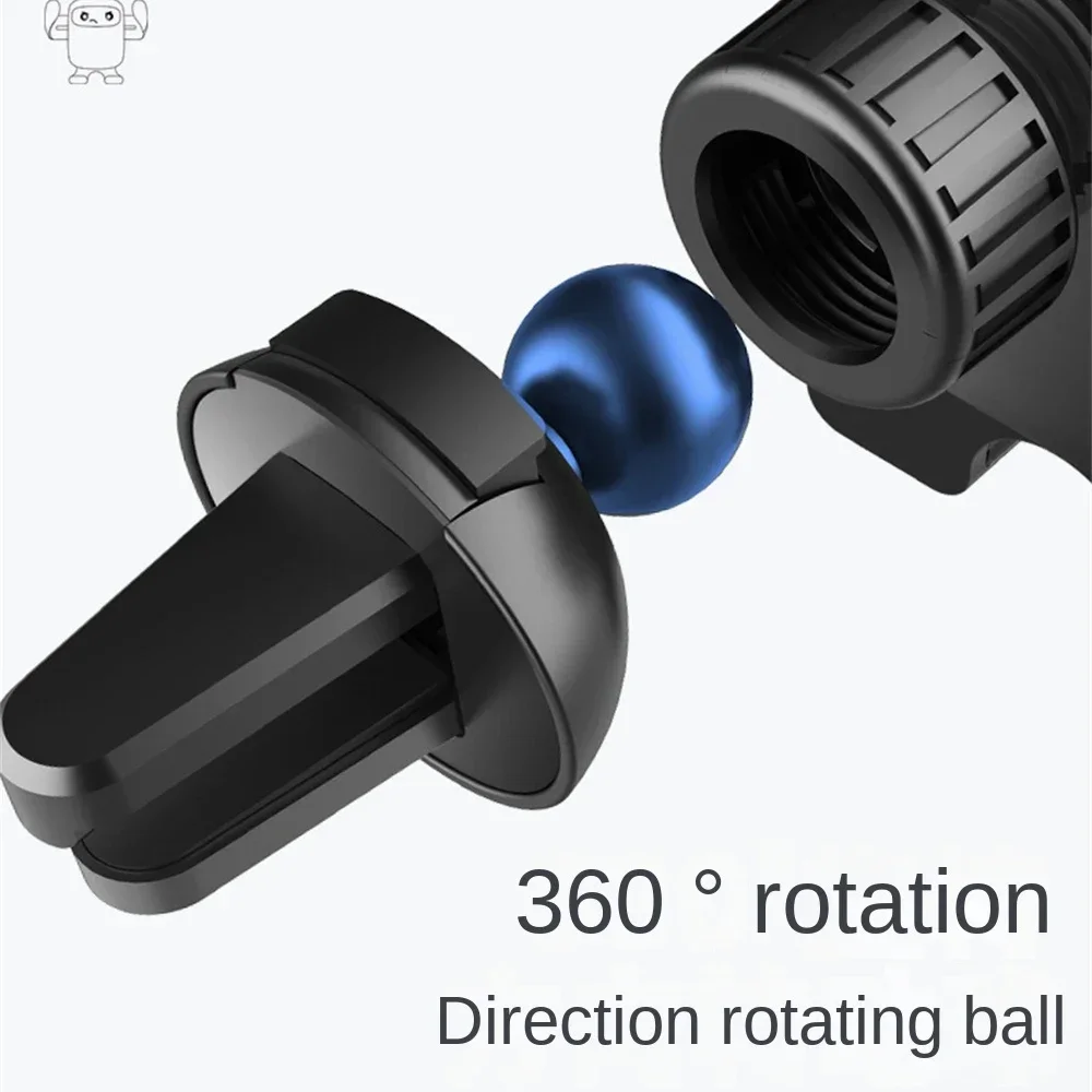 Kreatywny uchwyt samochodowy na telefon w kształcie kreskówki - mocowanie do kratki wentylacyjnej do nawigacji GPS