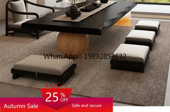 

Solid Wood Tea Table Small Table Bedroom Floor Kang Creative Balcony Low Coffee Table