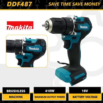 Makita DDF487 18V 스크루 드라이버, 브러시리스 전기 드릴 임팩트 드릴, 장식 팀 전동 공구, Makita 18V 배터리  Best5