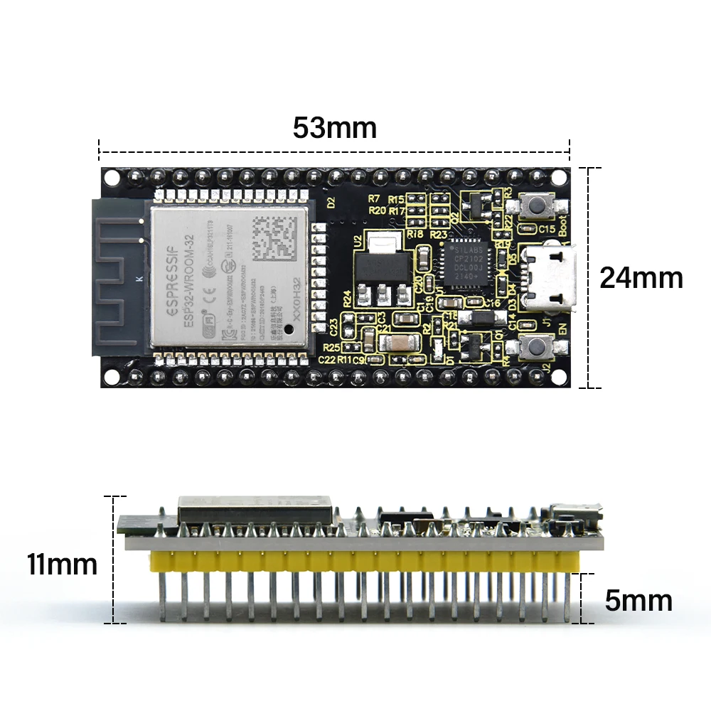 Keyestudio ESP32-WROOM-32 Module Core  Board  Bluetooth-compatible and WIFI  MCU  For Arduino ESP32