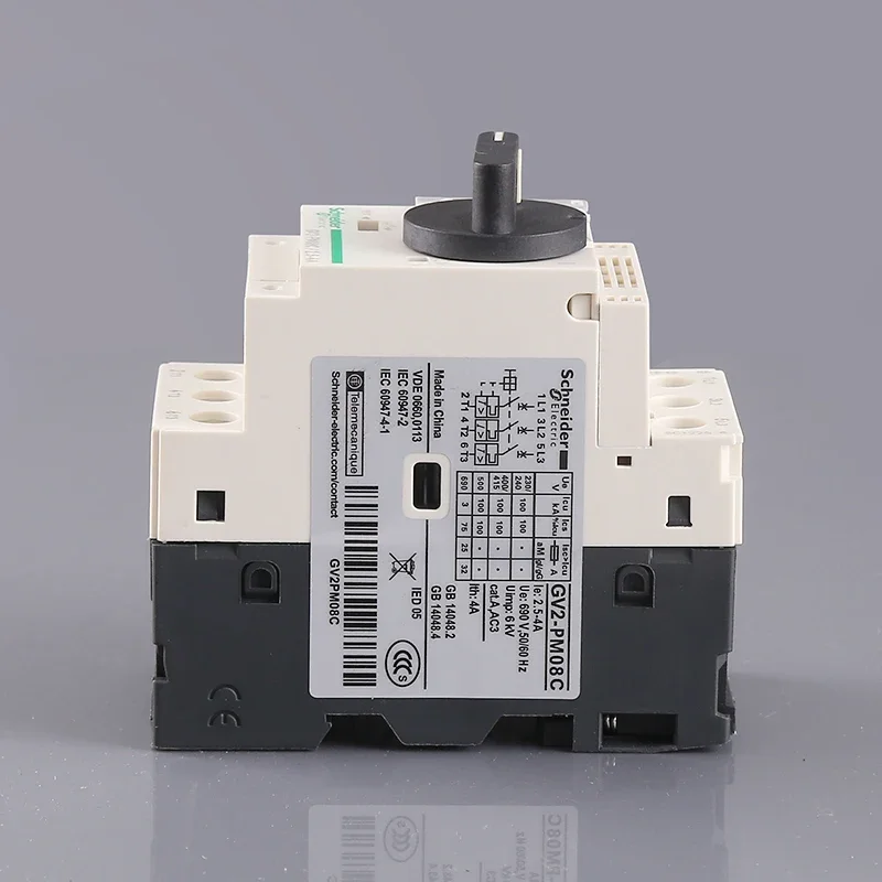 Schneider Motor Circuit Breaker GV2PM14C 16C 22C 32C 0.1A-32A Knob type Motor Protection Switch