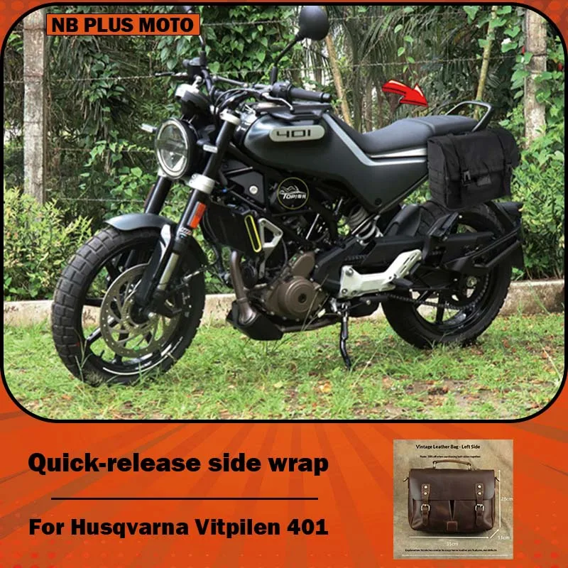 【Premium】For Husqvarna 401 motorcycles (19-23), White Arrow and Black Arrow motorcycles, side cases, quick-release side cases
