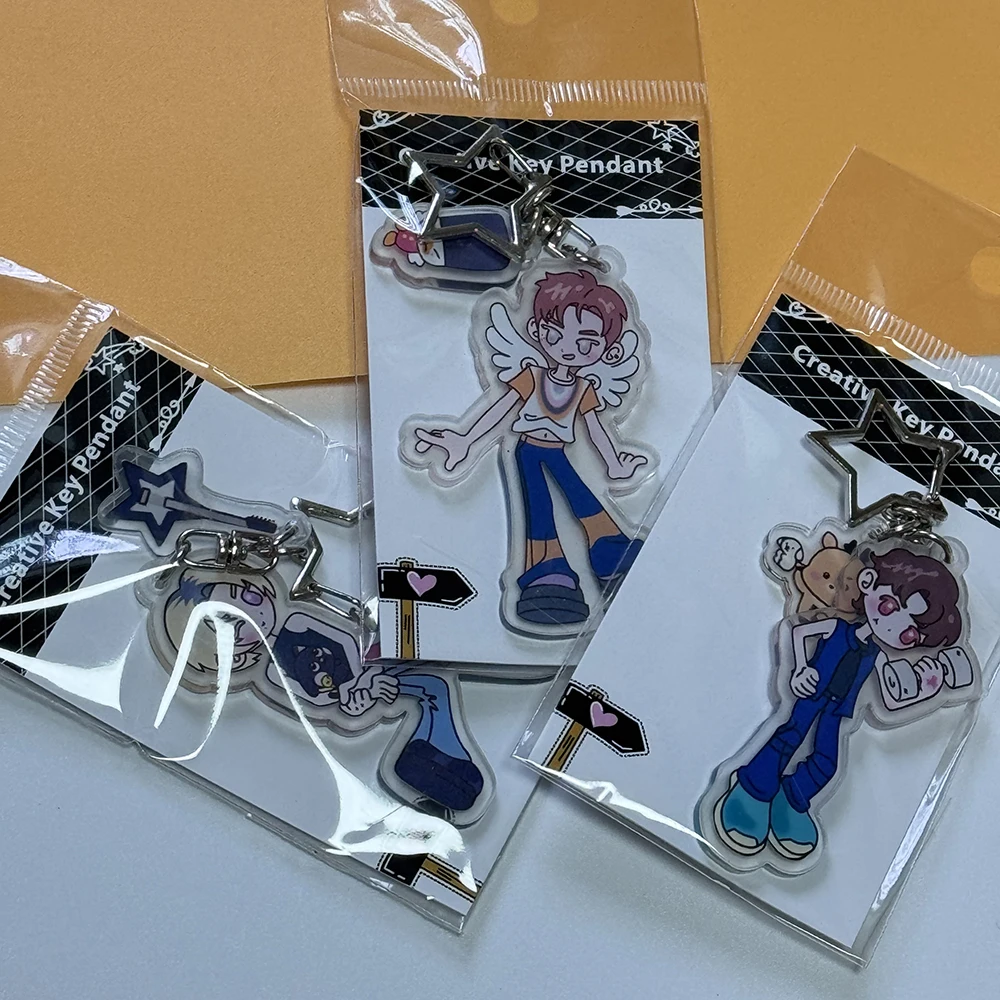 Kpop Idol RIIZE Charm Keychain SHOTARO EUNSEOK SUNGCHAN Keyring