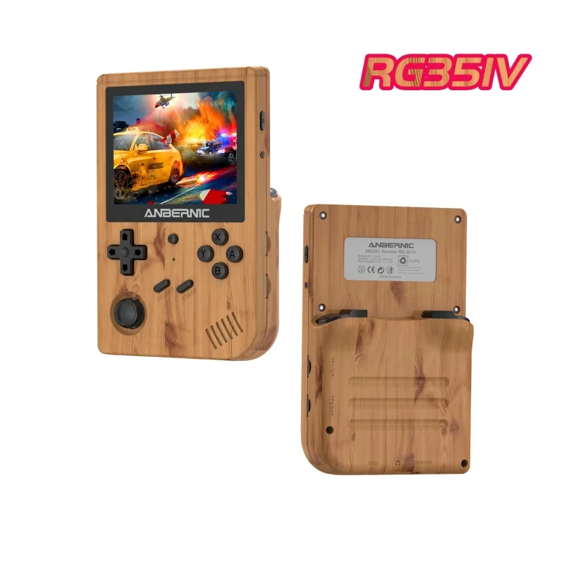 

Rg351v Cross Border Arcade Retro Handheld Game Console Vertical Wood Grain Dual Wifi Open Source Handheld Quad Core Cup